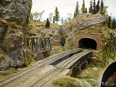 Model Bridge Stock Images.