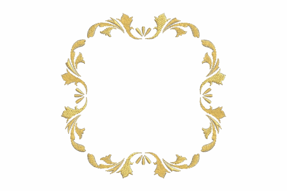 Resultado De Imagem Para Moldura Arabesco Dourado Png.