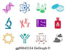 Molecular Biology Clip Art.