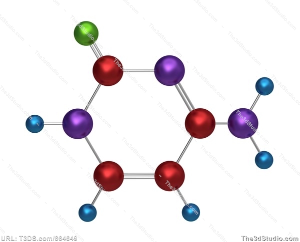 Organic Molecules Clipart.