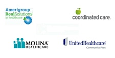 Amerigroup, Coordinated Care, Molina Healthcare and United.
