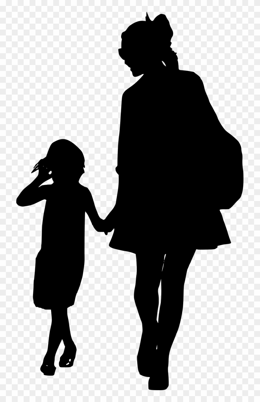 Download svg clipart mother daughter silhouette 10 free Cliparts ...