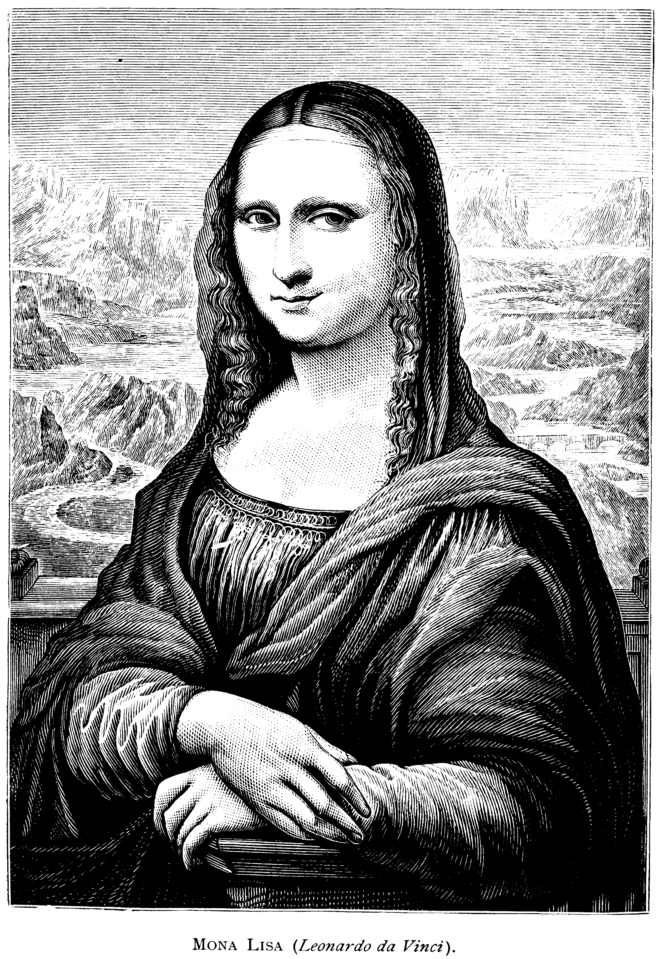 Mona Lisa Clip Art