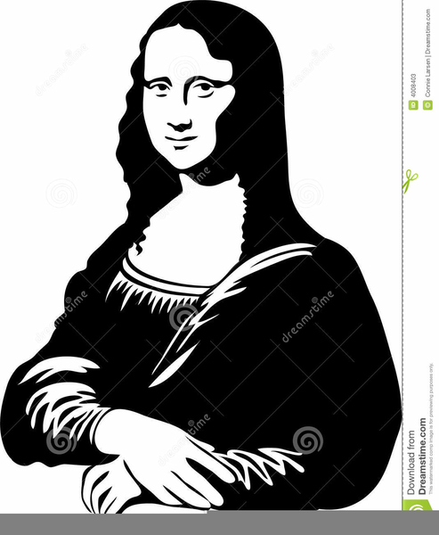 Free Mona Lisa Clipart.