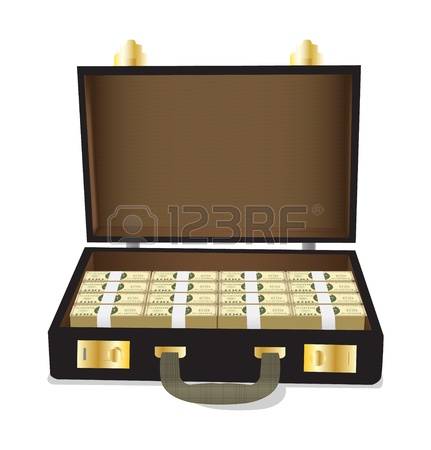 8,469 Briefcase Money Stock Vector Illustration And Royalty Free.