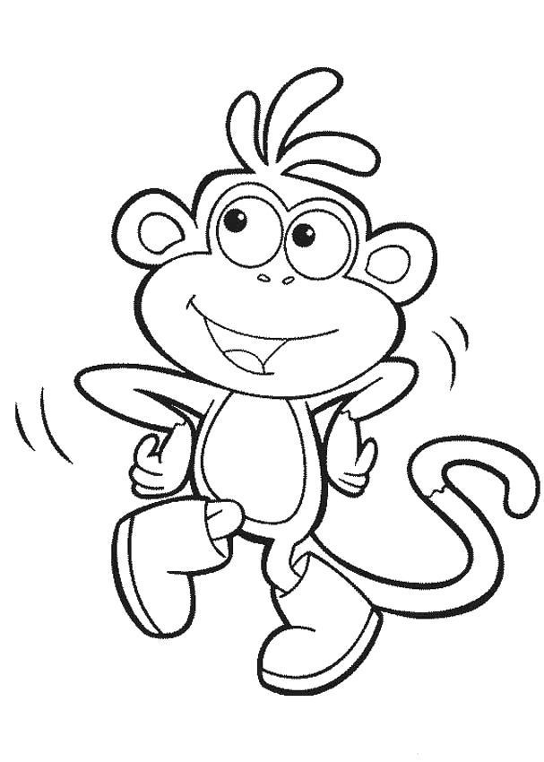 Monkey clipart black and white 4 » Clipart Portal.