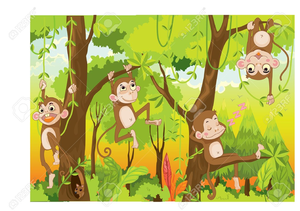 Monkey On Tree Clipart.