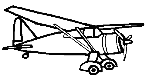 Monoplane clipart - Clipground