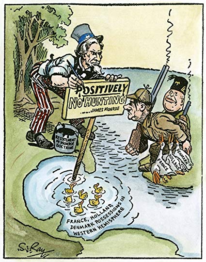 Amazon.com: Cartoon Monroe Doctrine 1940 Just So ThereLl Be.