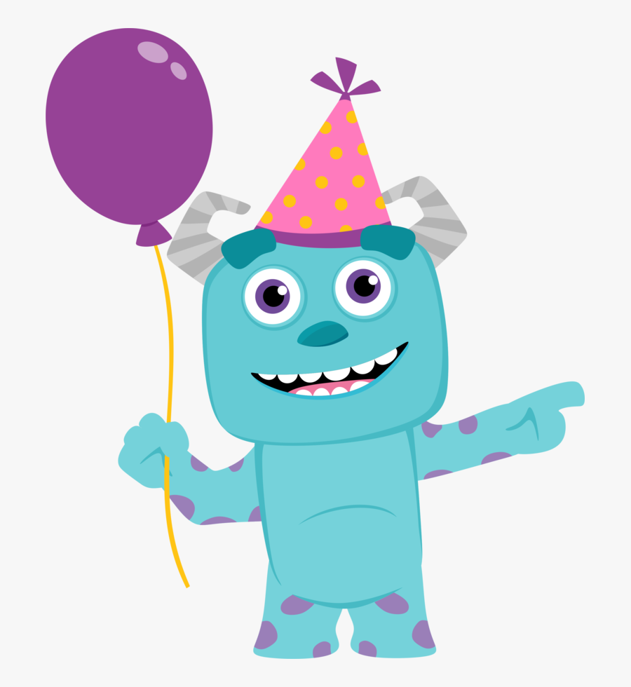 James Monsters Inc Birthday Clipart.