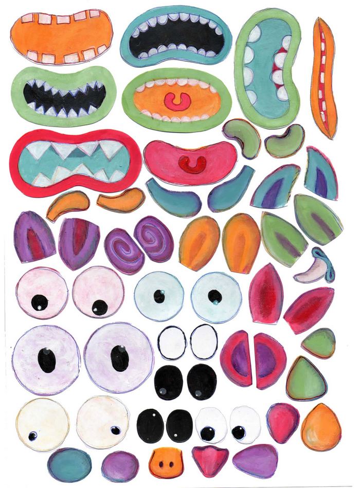 monster nose clipart - Clipground