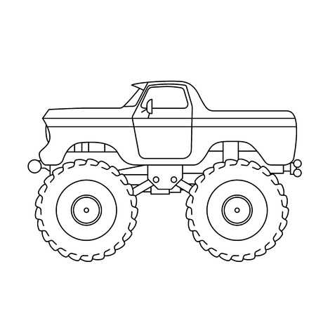 Download monster truck clipart black and white 10 free Cliparts ...