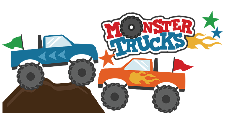 Monster Trucks Clipart.