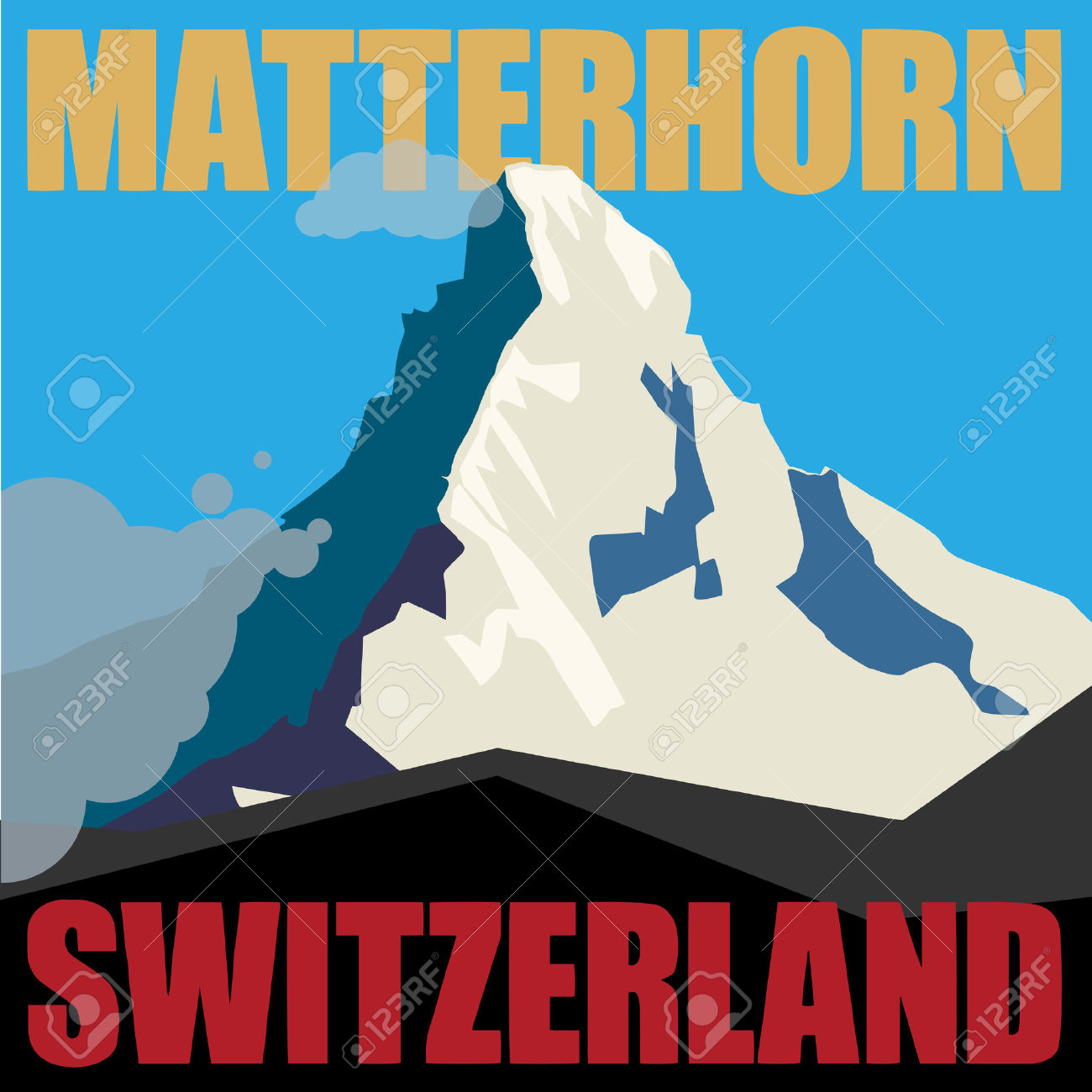 189 Matterhorn Stock Vector Illustration And Royalty Free.