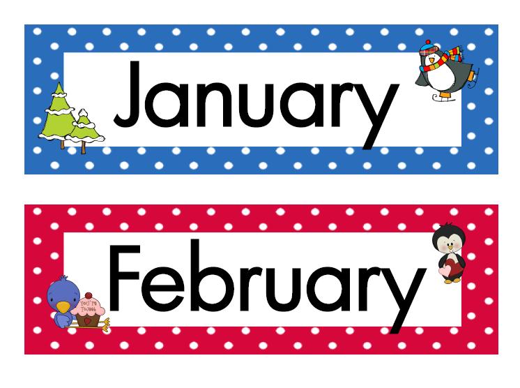 Clip Art Months Of The Year Clipart.