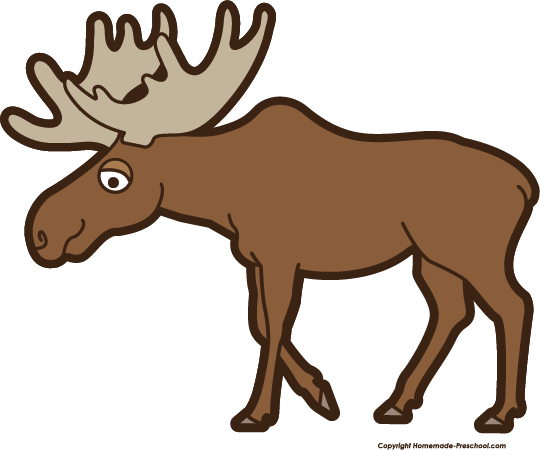 Free Moose Clipart.