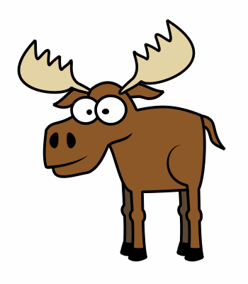 Moose clipart realistic cartoon, Picture #2978514 moose.