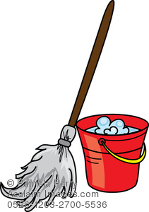 607 Mop free clipart.