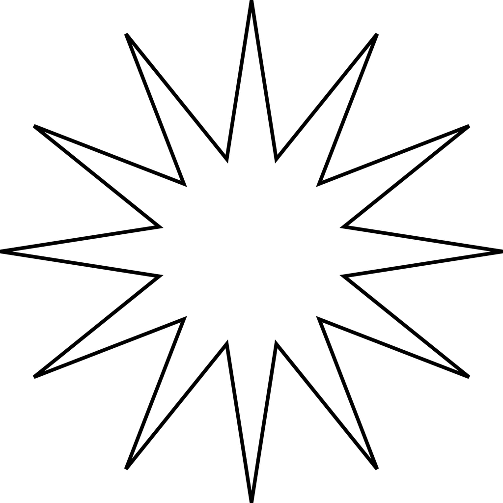 Clipart moravian star.