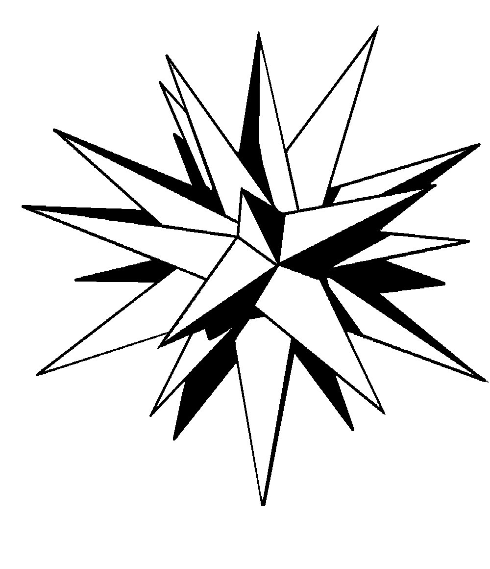 Printable Moravian Star Template