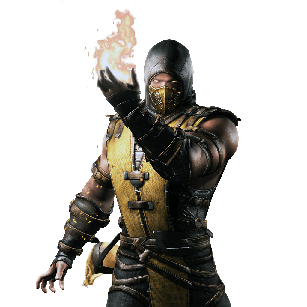 Mortal Kombat Fire Up transparent PNG.
