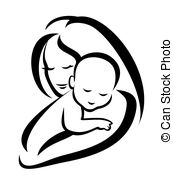 Mother And Baby Clipart Images.