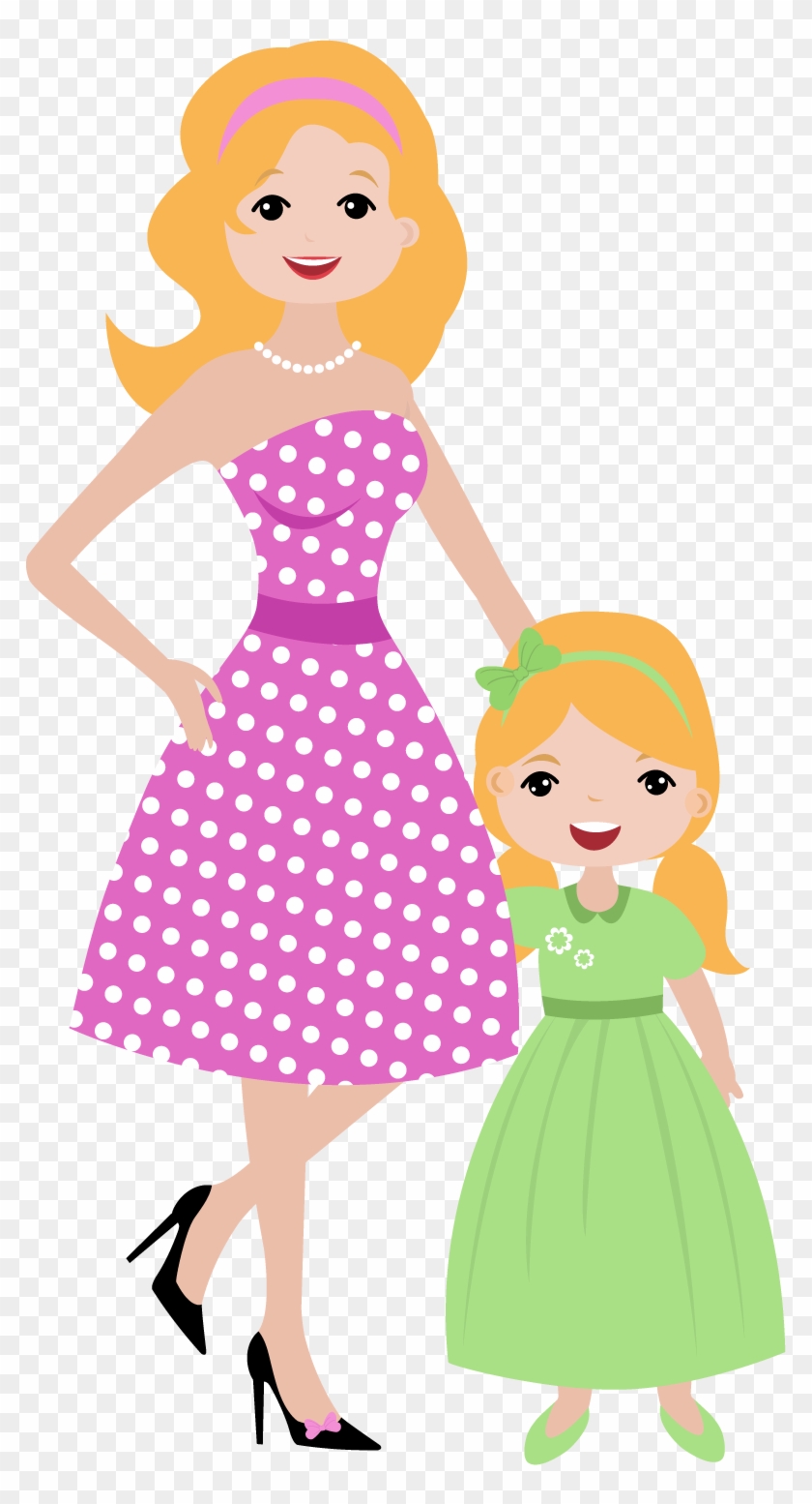 Mother Daughter Clipart 7.