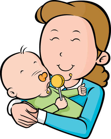 Free Mom And Baby Cartoon, Download Free Clip Art, Free Clip.