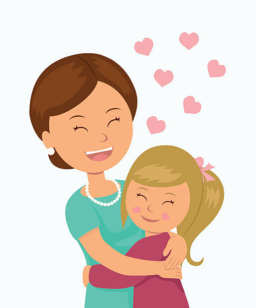 mother hugging daughter clipart 20 free Cliparts | Download images on ...