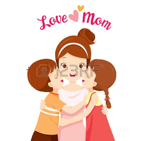 mother hugging children clipart 20 free Cliparts | Download images on ...
