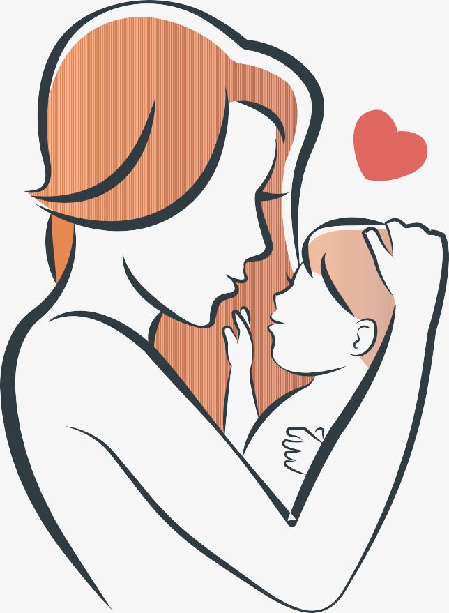 Motherhood Illustration, Festival, Logo, Graphic PNG.