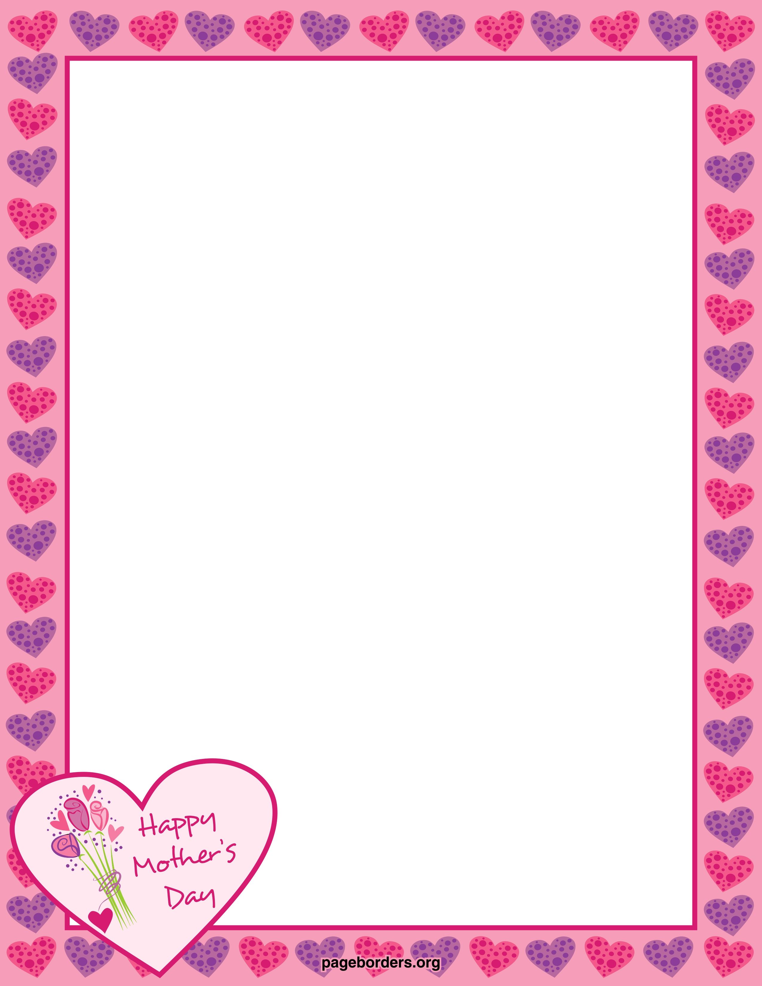 Mothers Day Border Png & Free Mothers Day Border.png.