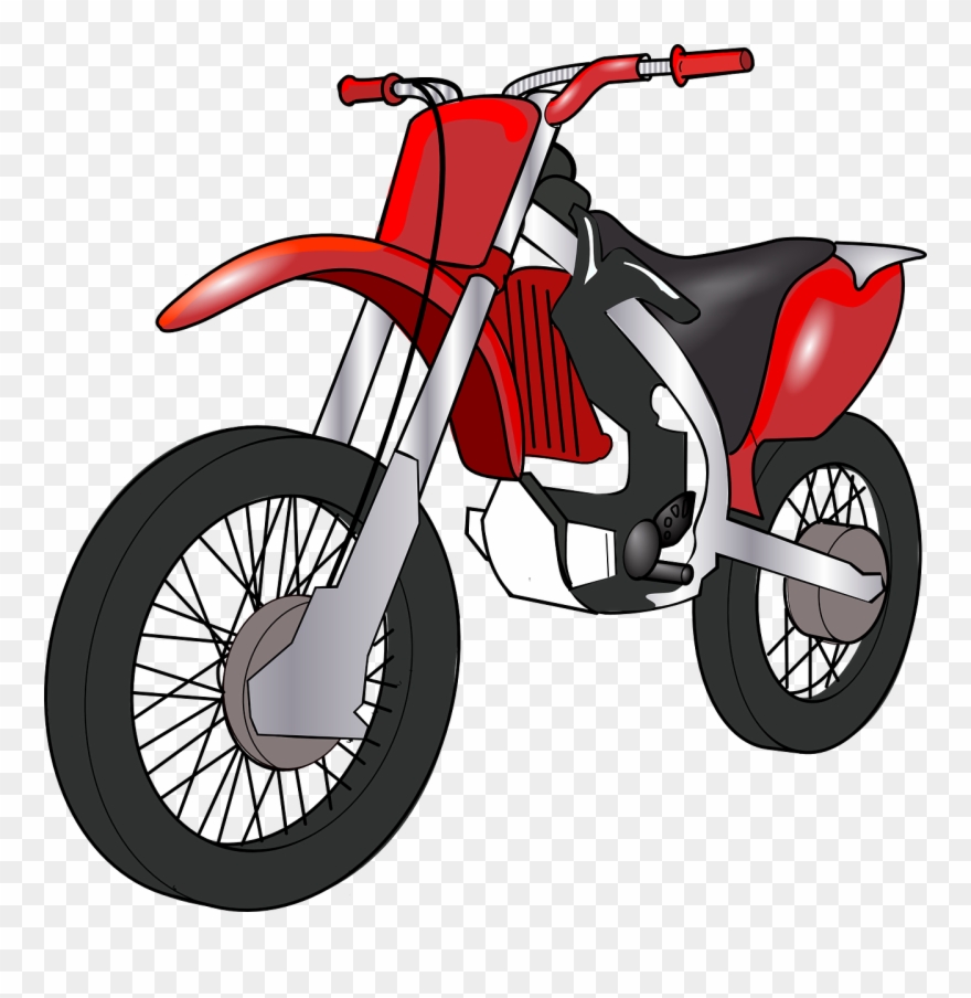 Cartoon Motorbike Clipart (#171986).