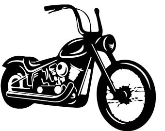 1759 Motorcycle free clipart.