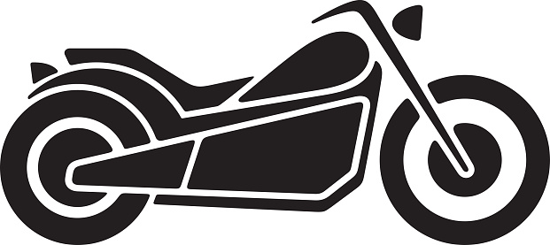 Motorcycle black and white motorcycle clipart in black and.