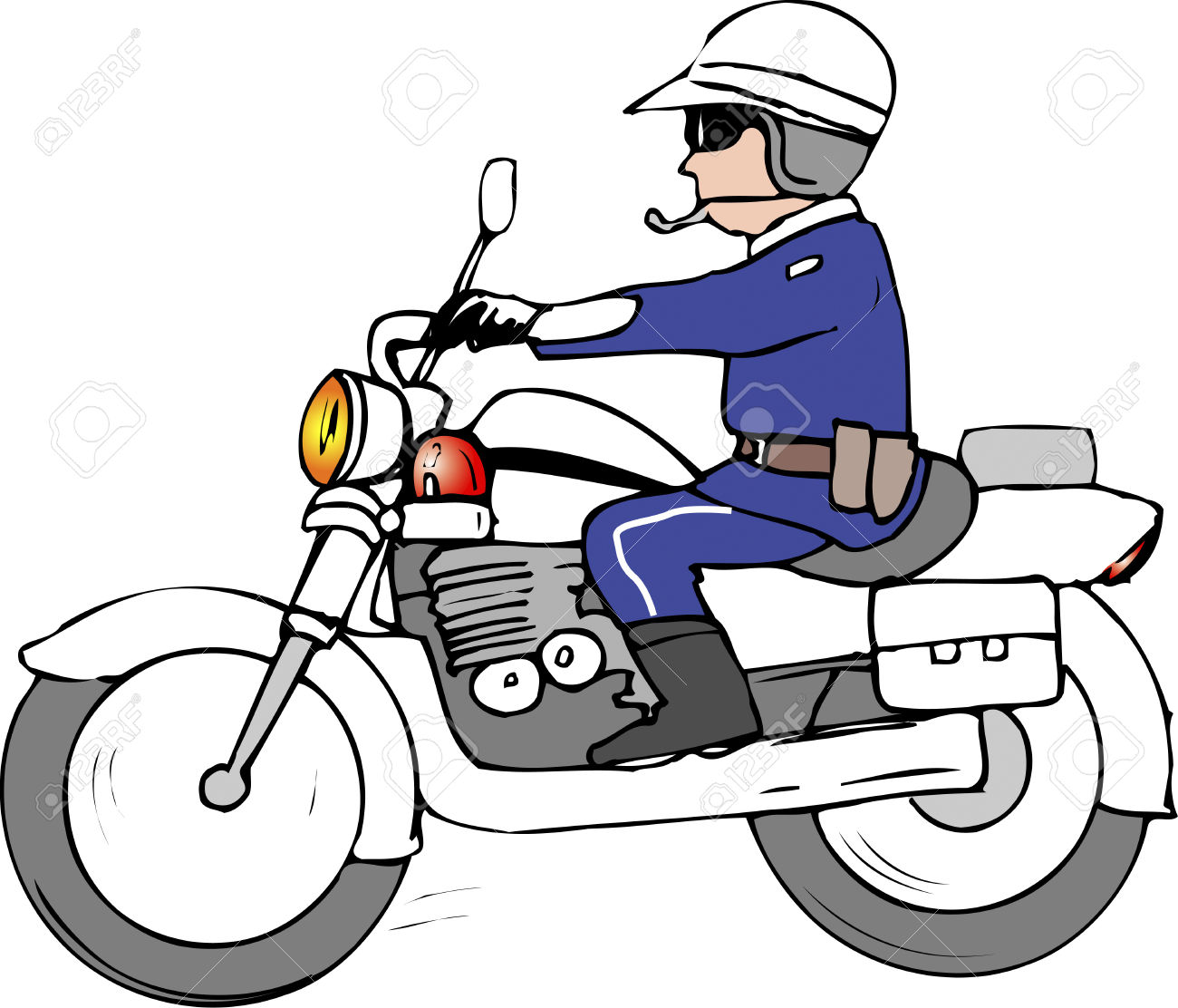 Police Motorcycle Team Stock Photo, Picture And Royalty Free Image.