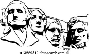 Mount rushmore Clipart Vector Graphics. 32 mount rushmore EPS clip.