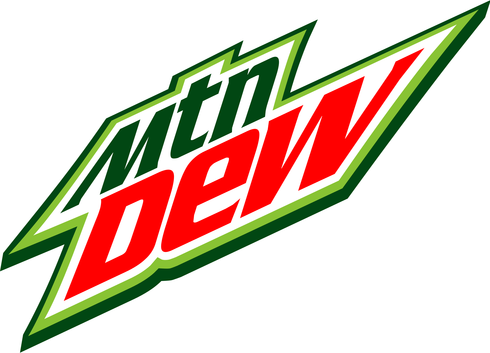 Mountain Dew Logo transparent PNG.