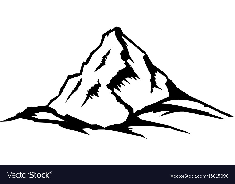 Mountain peak landscape series.