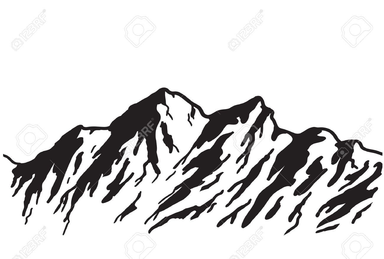 mountain range clipart black and white 10 free Cliparts | Download