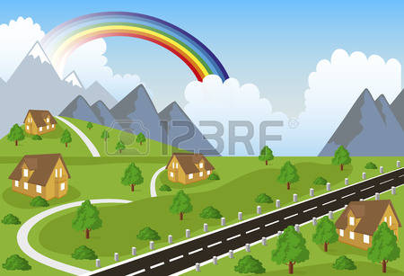 4,719 Mountain Village Stock Vector Illustration And Royalty Free.