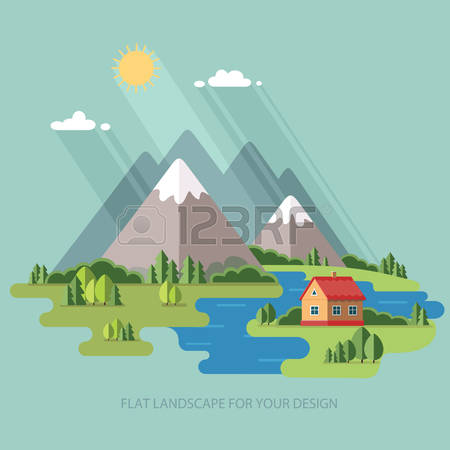 4,410 Mountain Village Stock Vector Illustration And Royalty Free.