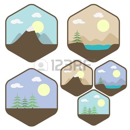 7,713 Mountain World Stock Vector Illustration And Royalty Free.