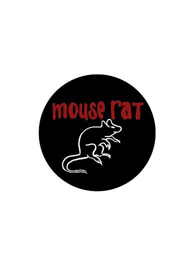 \'Mouse Rat Logo\' Poster by OricnsBelt.