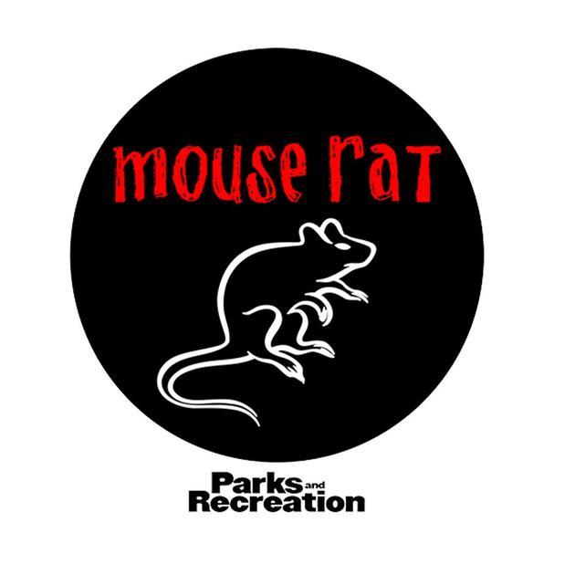 Parks and Recreation Mouse Rat White Mug.