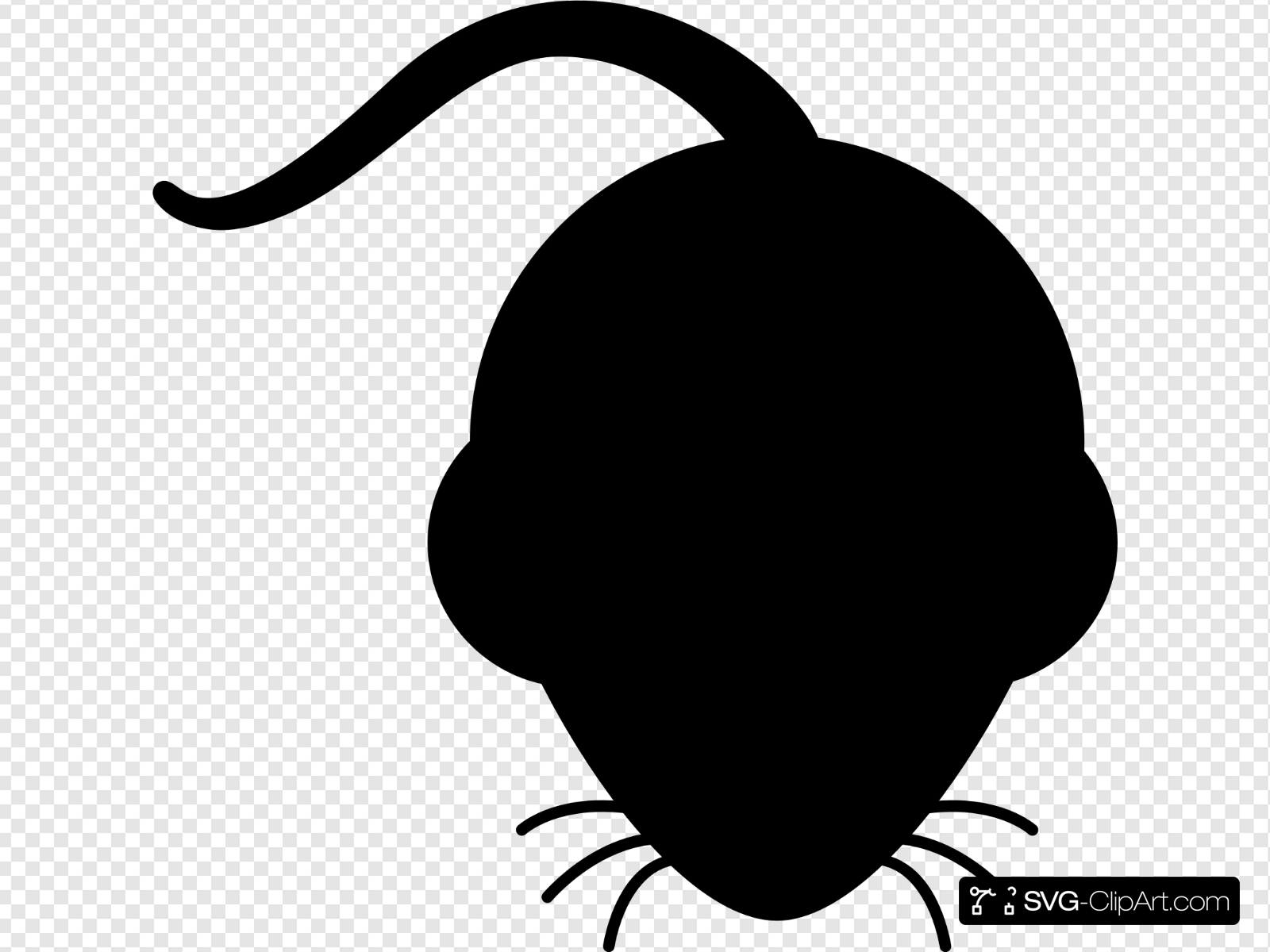 Mouse Silhouette Clip art, Icon and SVG.