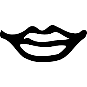 Lips clip art black and white mouth black and white clipart.