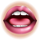 6926 Mouth free clipart.