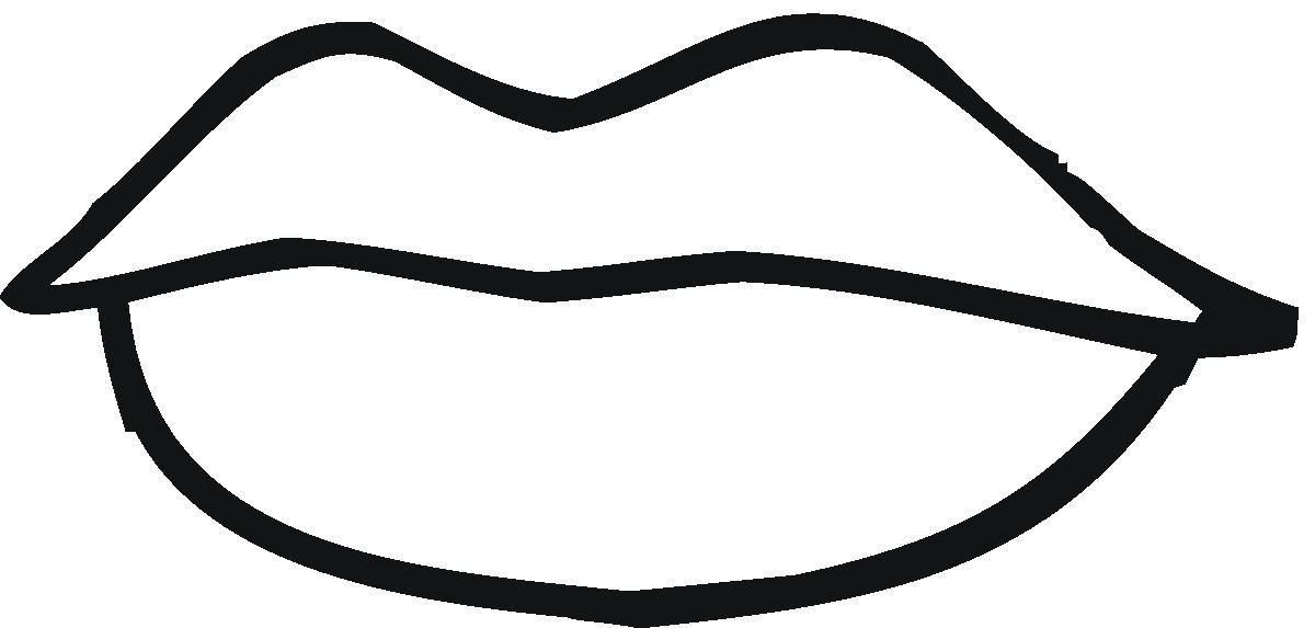 Lips closed mouth clipart free clipart images.