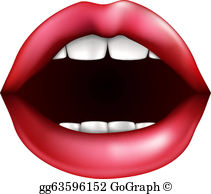 Open Mouth Clip Art.